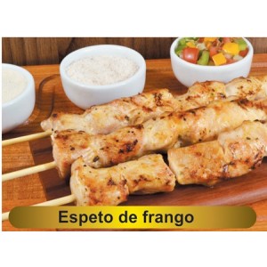 ESPETINHO FRANGO Contém 6 unidades em embalagem de 600g