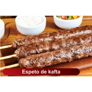 ESPETINHO BOVINO KAFTA Contém 6 unidades em embalagem de 600g